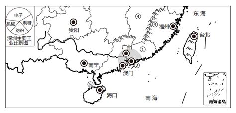 读图“我国南方地区”简图，完成下列问题， 1 山脉甲是 ，它是我国地势 级阶梯分界线之一。 2 本区独特的自然环境特征是 组卷网