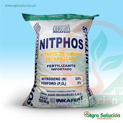 NITPHOS NITRATO DE AMONIO ESTABILIZADO FERTILIZANTE IMPORTADO 50 Kg