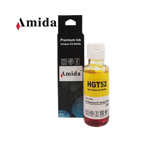 Amida HP Yellow 100ML Ink Bottle GT52 Creative Lk