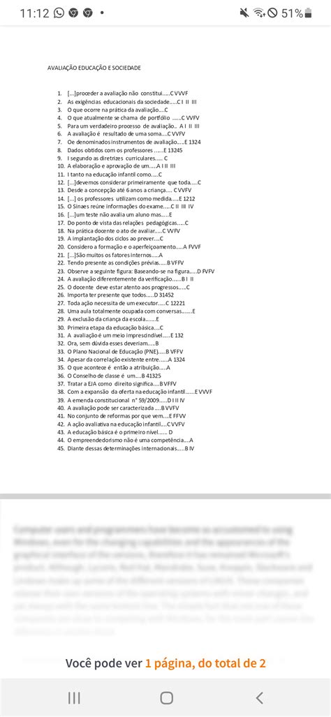 Apol Avalia O Educa O E Sociedade