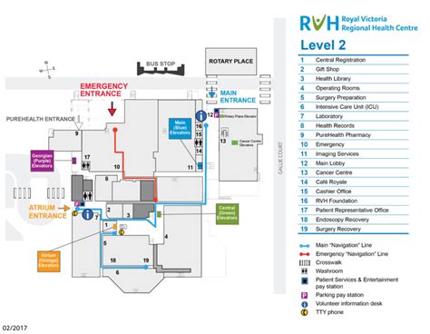 Victoria Hospital Parking Map