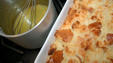 Bread Pudding with Lemon Sauce | Recipes | Check, Please! | WTTW