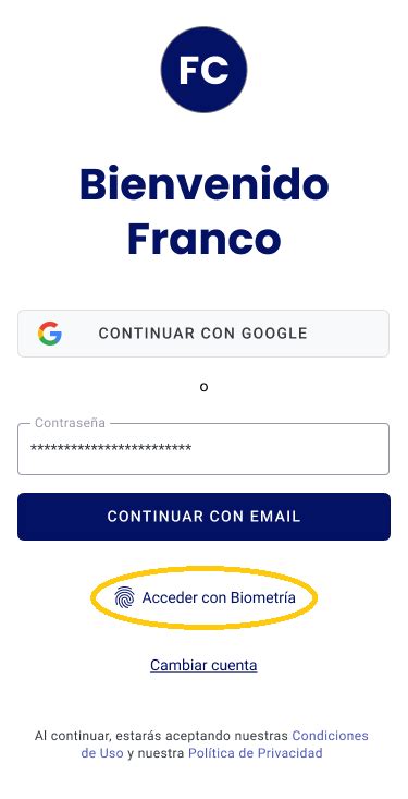 ¿cómo Inicio Sesión Con Biometría En Mi Cuenta Tropipay Help Tropipay