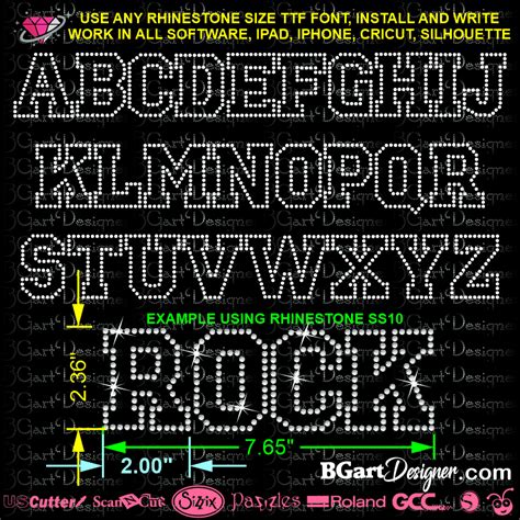 rhinestone font templates privacymsa