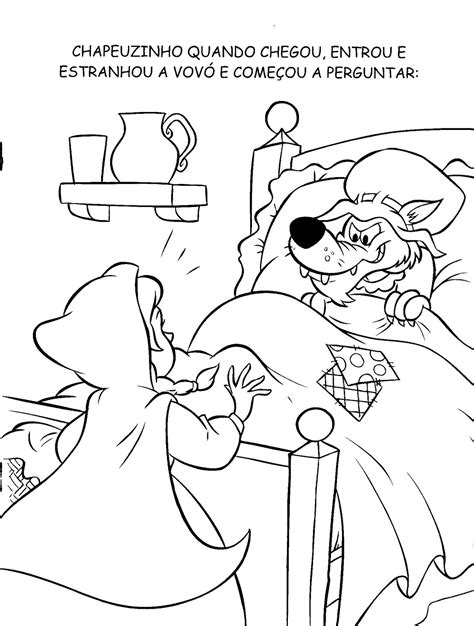 Desenhos Da Chapeuzinho Vermelho Para Colorir E Imprimir - 5