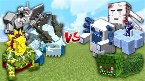 MOWZIE S MOBS Vs TWILIGHT FOREST In Minecraft Mob Battle YouTube