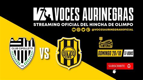 Cipolletti Vs Olimpo Fecha Federal A Youtube