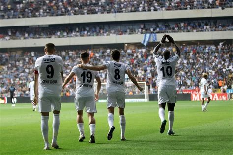 Beşiktaş Adana Demirspor deplasmanında kazandı