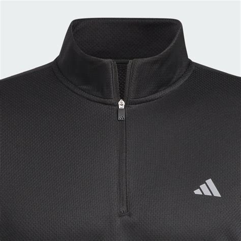 Adidas Ultimate365 Textured Quarter Zip Top Black Free Shipping With Adiclub Adidas Us