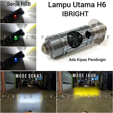 Jual Lampu Utama Led H Laser Senja Rgb Kipas High Low Putih Kuning