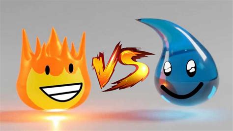 FIREY VS WATER 3D BFDI ANIMATION YouTube