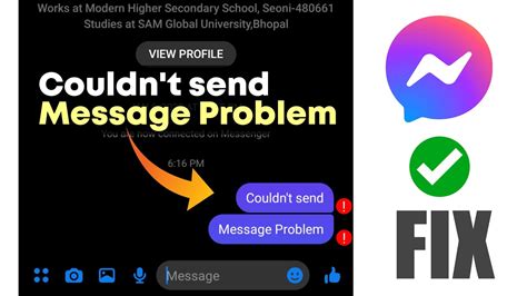 How To Fix Couldn T Send Message In Messenger Message Not Sending