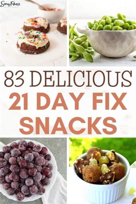 21 Day Fix Snacks 83 Ideas With Containers Listed