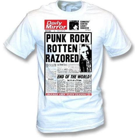 Sex Pistols Rotten Razored T Shirt