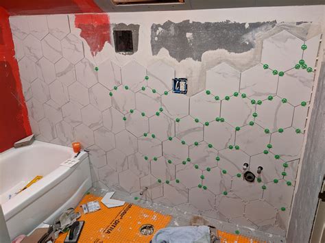 How To Install Hexagon Tile Shower Floor Viewfloor Co