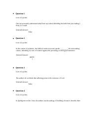 APOL 220 Study Quiz With Answers Docx Question 1 4 Out Of 4 Points