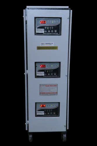 Unbalanced Three Phase Air Cooled Servo Voltage Stabilizers For