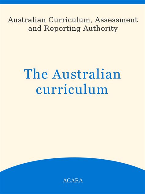 The Australian Curriculum