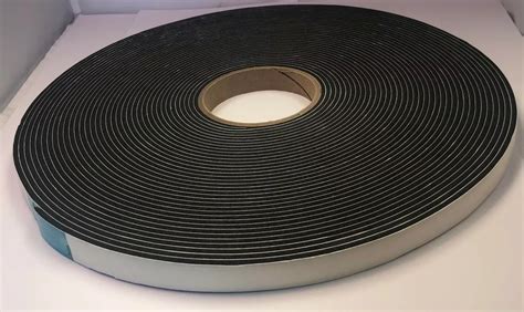 Single Sided Black Medium Density Pvc Foam Tape 1 4 Thick X 44 Off