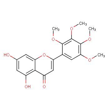 5 7 Dihydroxy 2 3 4 5 tetramethoxyflavone 上海源叶生物科技有限公司