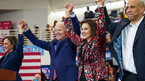 Fact Check Biden Whitmer Were Not Maskless In Detroit In September