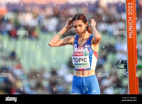 Angelina Topic Serbia High Jump Bronze Medal European Championships