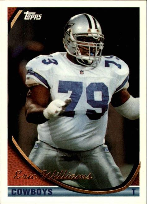 1994 Topps Series 1 Football 230 Erik Williams Dallas