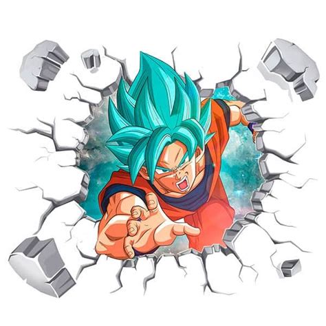 Sticker Mural D Super Goku Saiyan