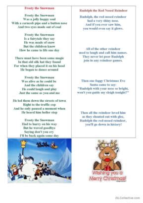 Rudolph English Esl Worksheets Pdf Doc