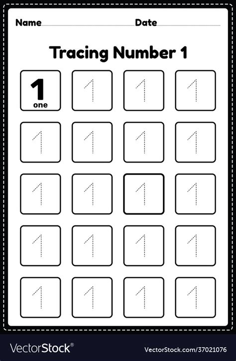 Engaging Number 1 Worksheets For Preschoolers Fun Learning Activities