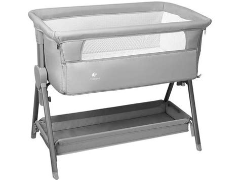 CRZDEAL Bassinet For Babies Large Volume And Mobile With Storage Basket