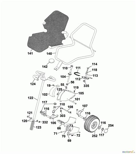 Wolf Garten Cart OHV 2 6195000 Series A 2004 Steering Seat Spareparts