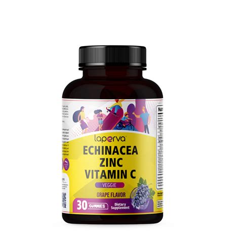 Echinacea Zinc Vitamin C Gummies Laperva