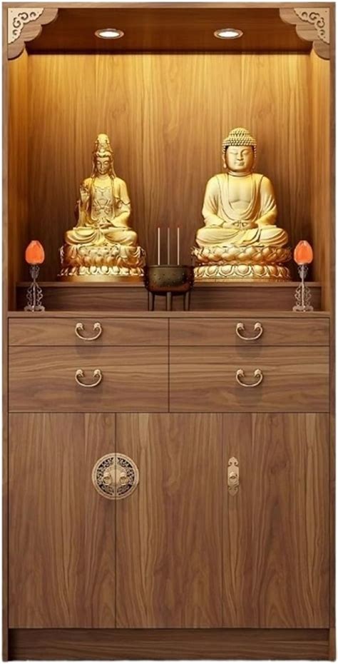 Amazon Buddhist Altar Buddha Niche New Chinese Cabinet Buddha