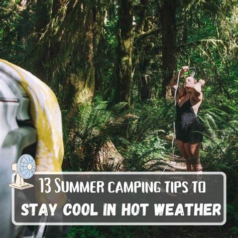 Summer Camping Tips To Stay Cool In Hot Weather