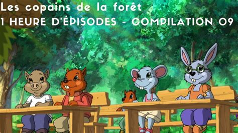 Les Copains De La Forêt 1 Heure Dépisodes Compilation 09 Youtube