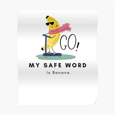 Safe Word Posters Redbubble