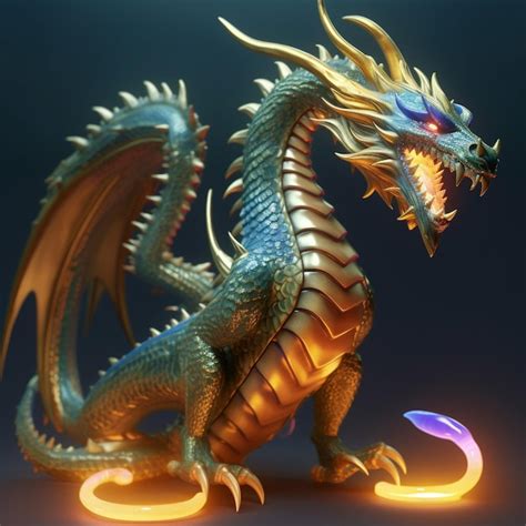 Premium AI Image Dragons Of The East A Mythical Journey Through