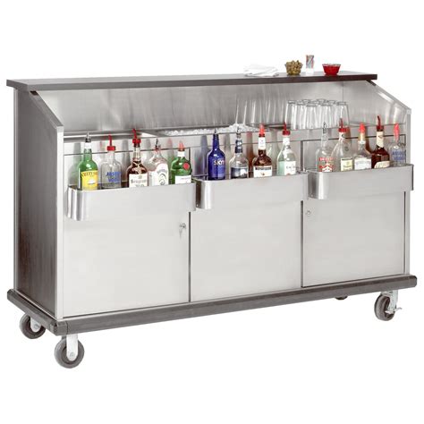 Advance Tabco Amd 6b 74 Heavy Duty Portable Bar With Stainless Steel