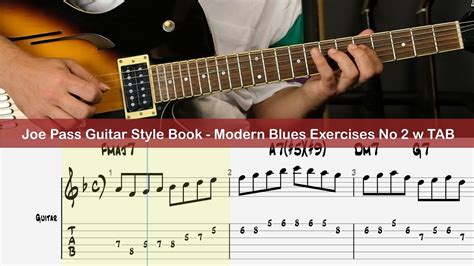 Joe Pass Guitar Style Book Modern Blues Exercises No 2 W Tab Youtube