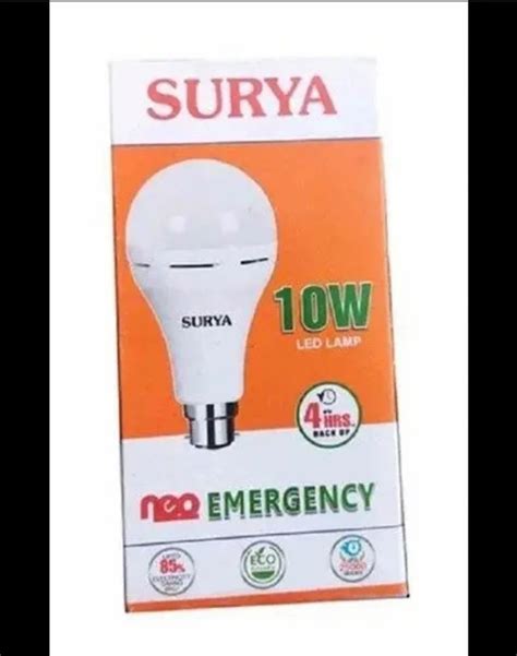 Surya W Turbo Inverter K Led Bulb B Natural White At Rs