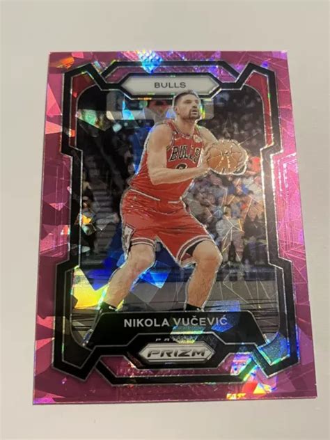 2023 24 PANINI PRIZM Nikola Vucevic rose craqué glace Prizm 87 Chicago