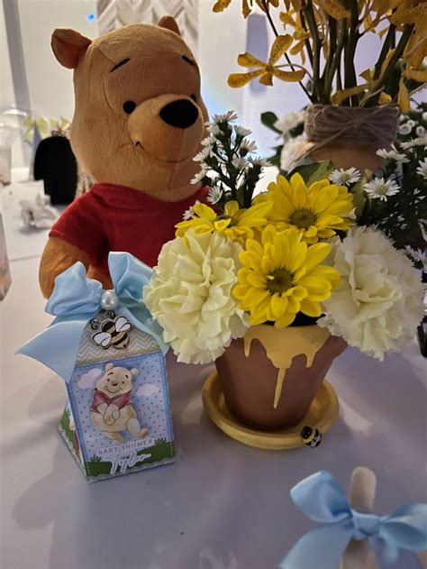 Table Centerpieces Winnie The Pooh Shower Ideas Baby Shower Tea