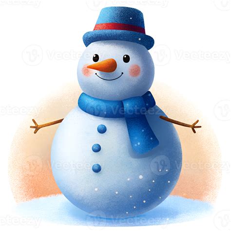 Snow Man Isolated On Transparent Background 43848311 Png