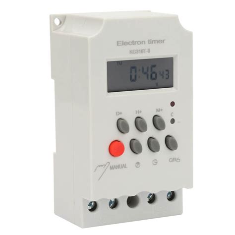 Kg316t Ii 25a Lcd Digital Programmable Electronic Timer Time Switch Ac