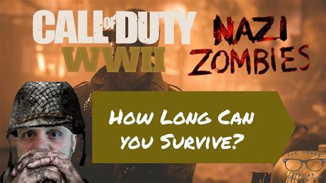 How Long Can You Survive Nazi Zombies Solo Call Of Duty Ww2 Nazi