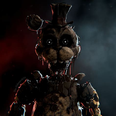 Ignited Freddy Model Poster 2 By Theunbearable101 On Deviantart