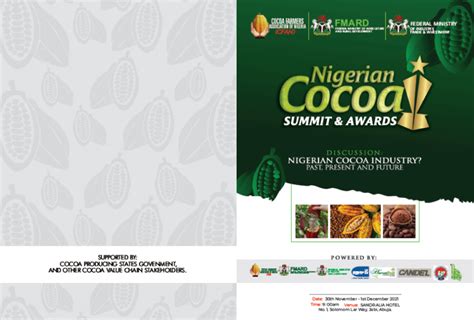 Understanding the Nigerian cocoa industry: the Nigerian Cocoa Summit ...