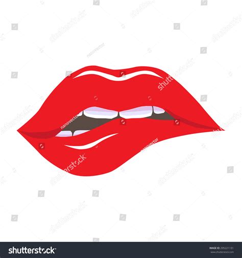 Lips Vector Illustration Stock Vector (Royalty Free) 295221131 ...