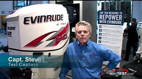 EVINRUDE 150 HO E TEC Engine Reviews 2 Stroke By BoatTEST YouTube